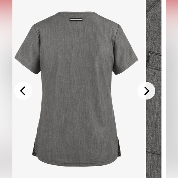 koi Next Gen Ready to Work Women's 1-Pocket STRETCH V-Neck Scrub Top - Picture 2 of 5